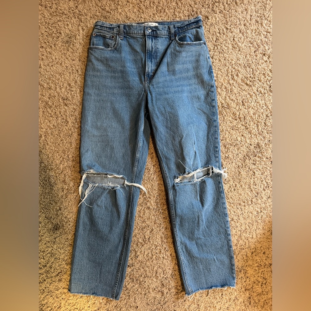 Abercrombie & Fitch 90s Straight Ultra High Rise Jeans